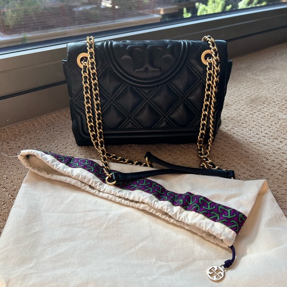 SOLD…Tory Burch Soft Fleming Convertible - Black - Picture 3 of 14